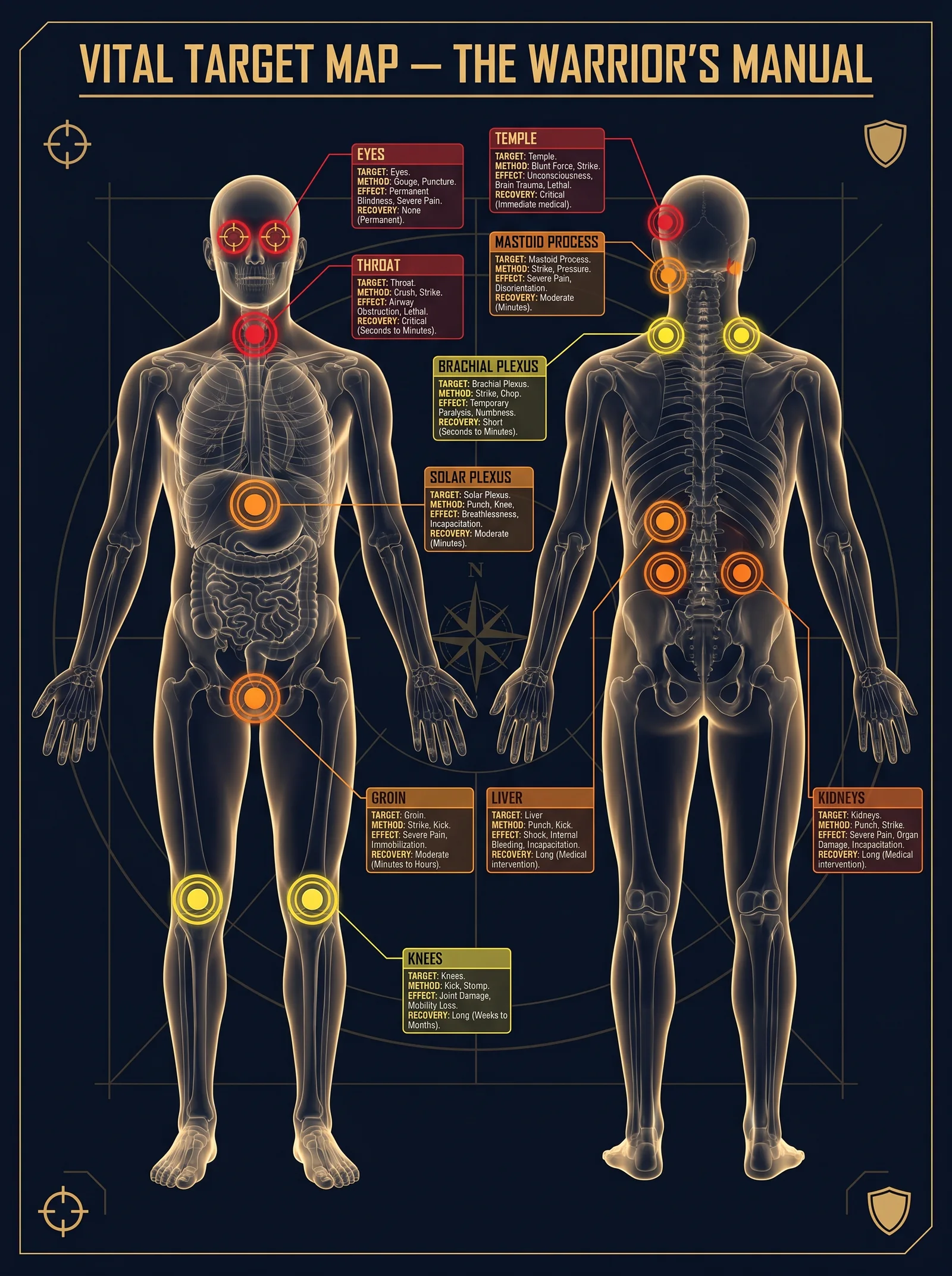 Vital Targets — Anatomical Strike Points