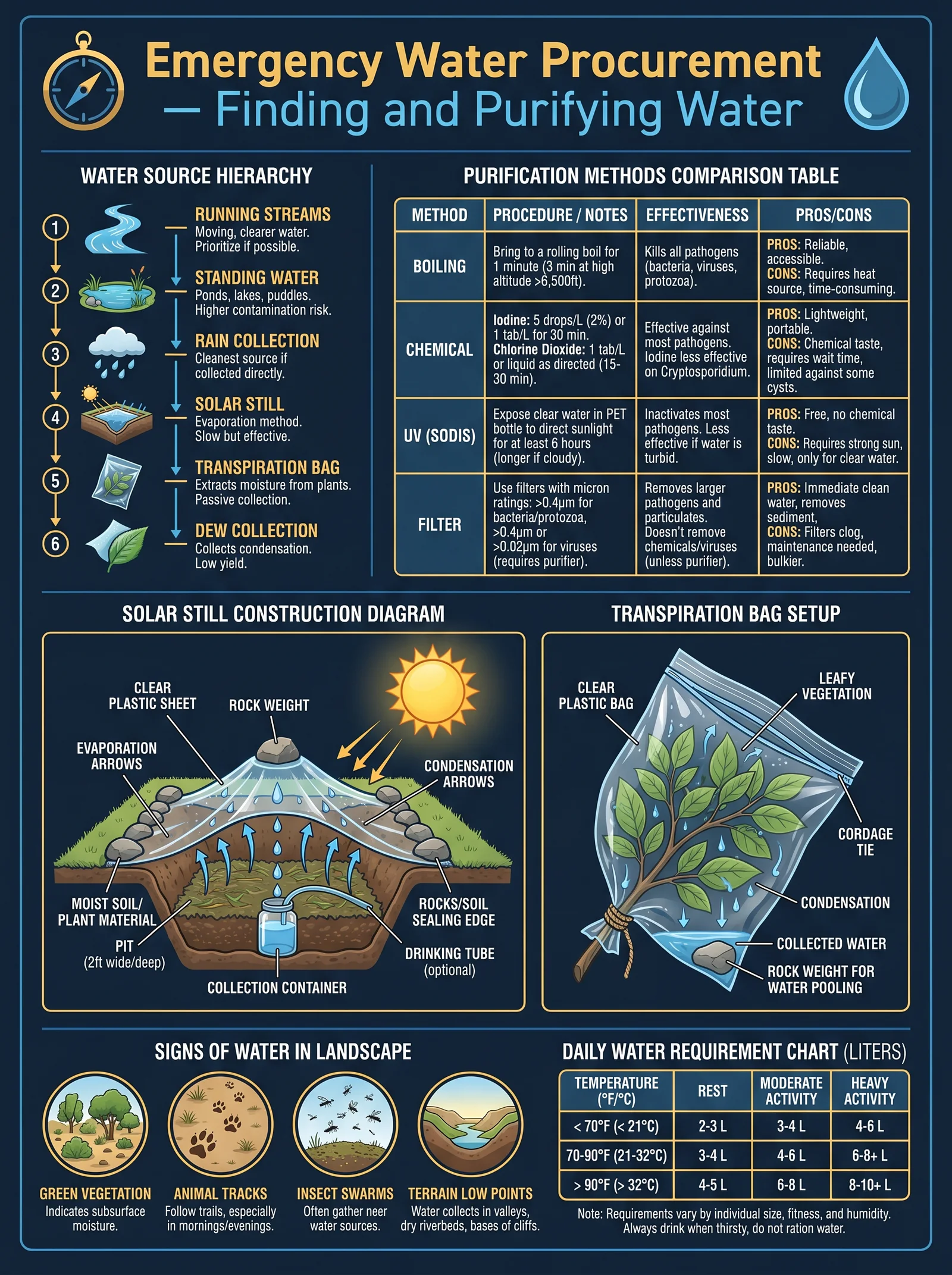 Water Procurement — Finding and Purifying Water