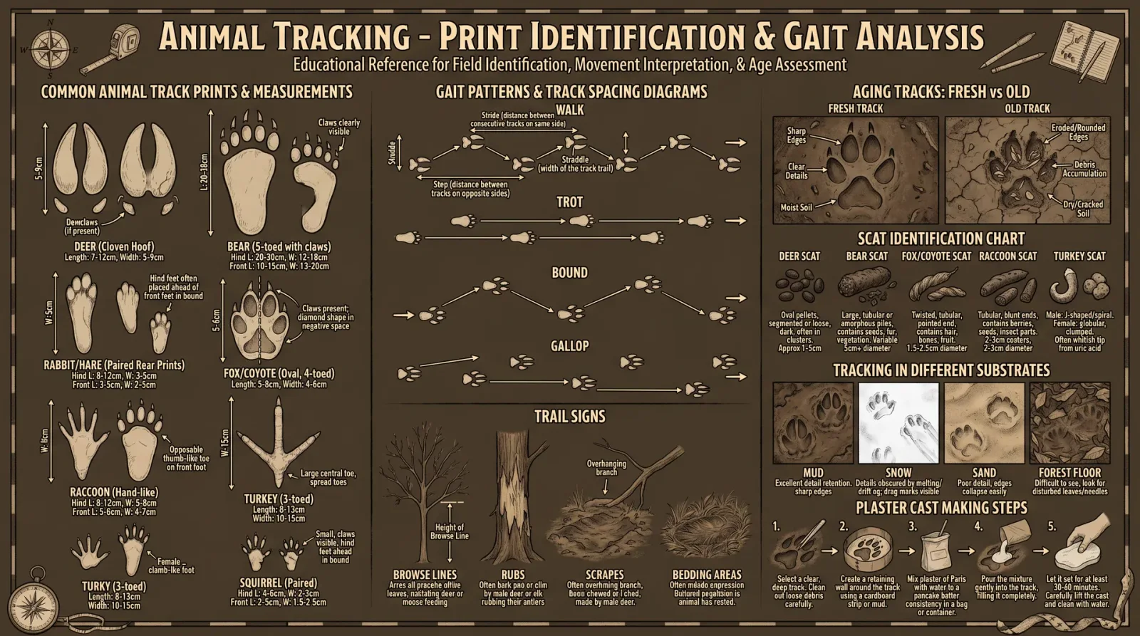 Animal Tracking — Print Identification & Gait Analysis