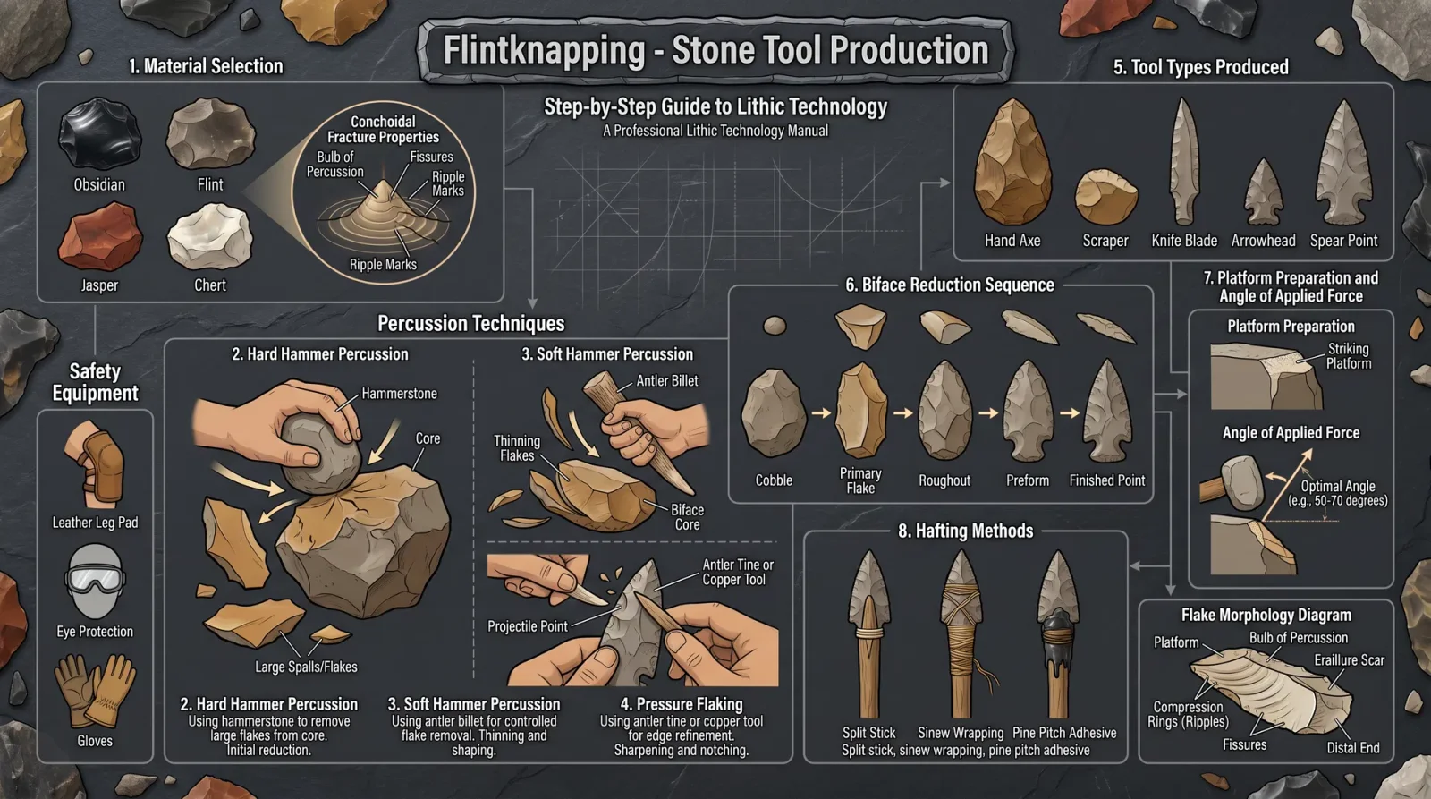 Flintknapping — Stone Tool Production