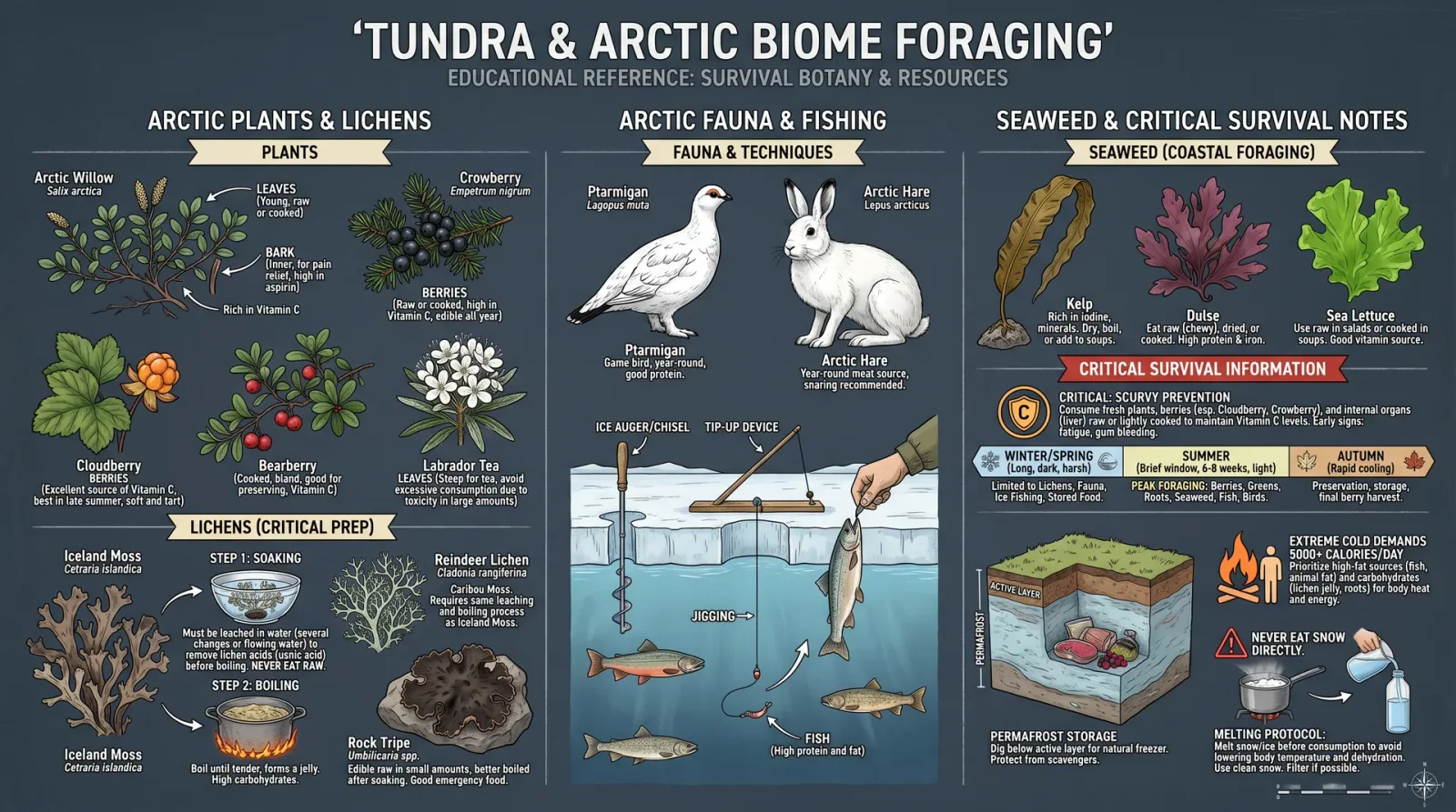 Tundra & Arctic Biome Foraging