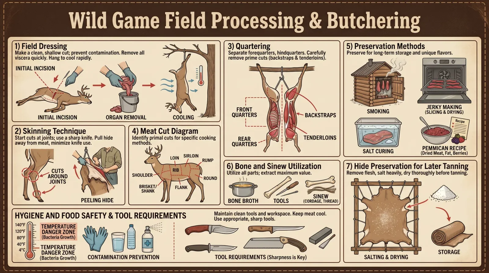 Wild Game Field Processing & Butchering
