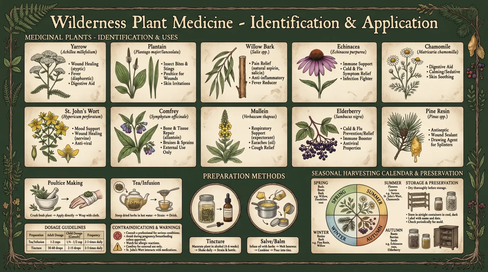 Wilderness Plant Medicine — Identification & Application