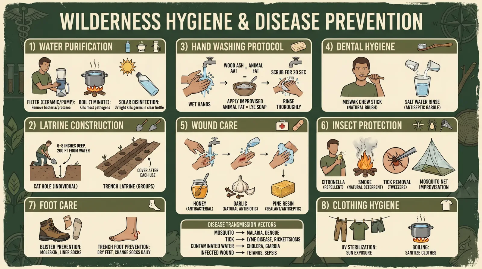 Wilderness Hygiene & Disease Prevention