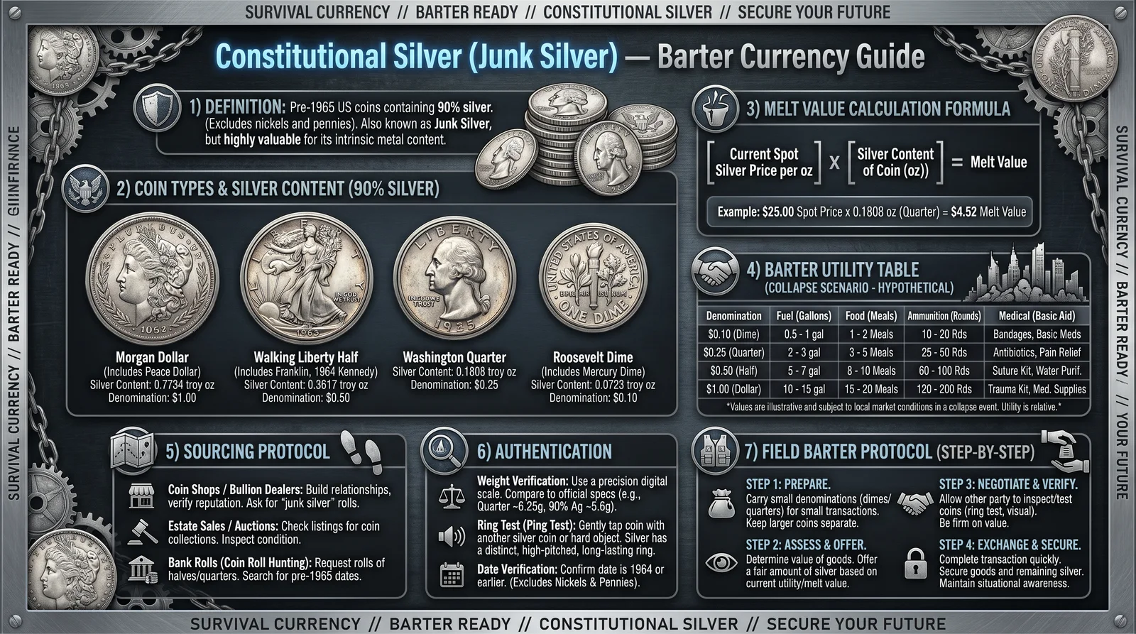 Constitutional Silver — Junk Silver for Barter & Liquidity