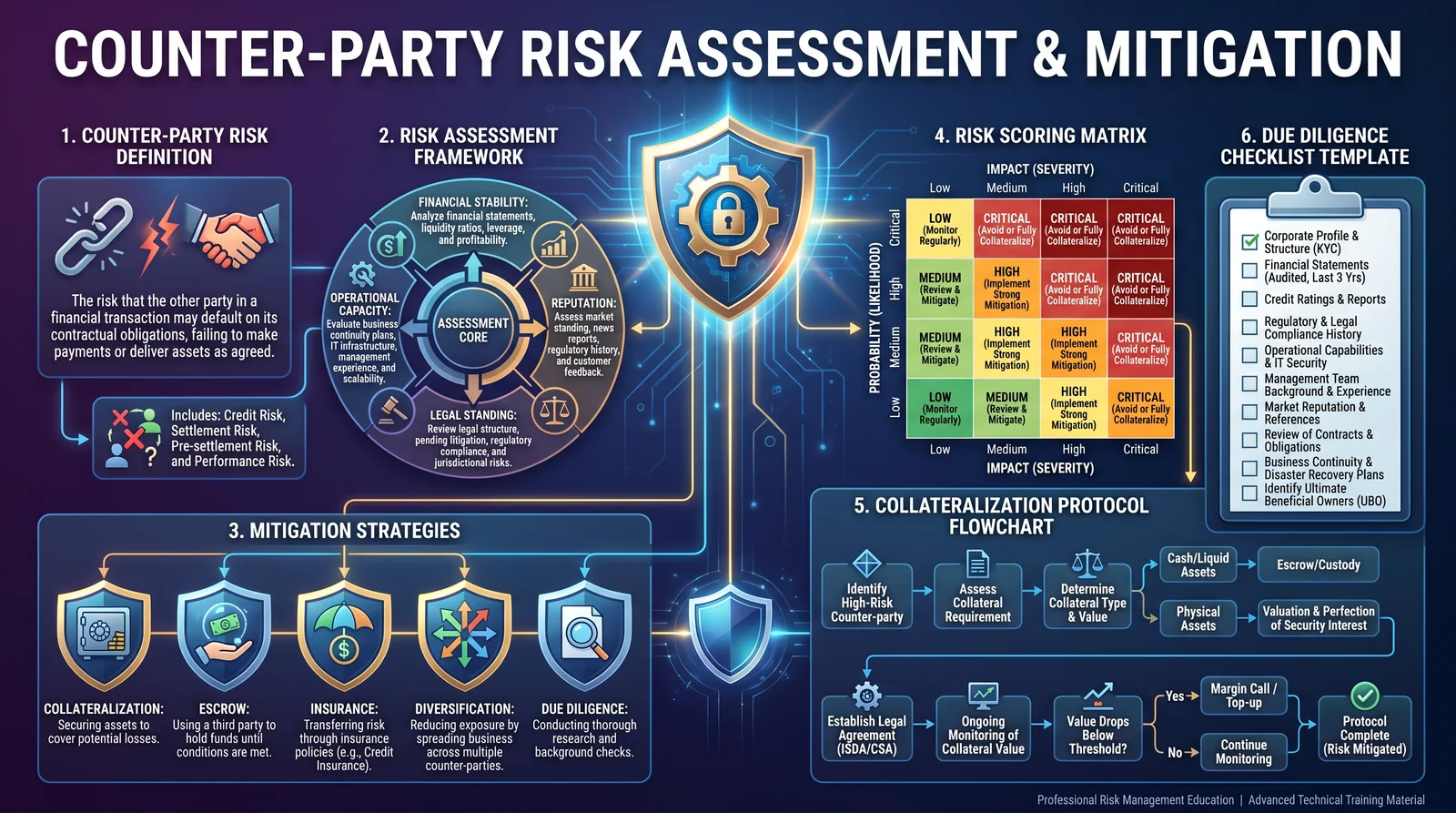 Counter-Party Risk Assessment & Mitigation