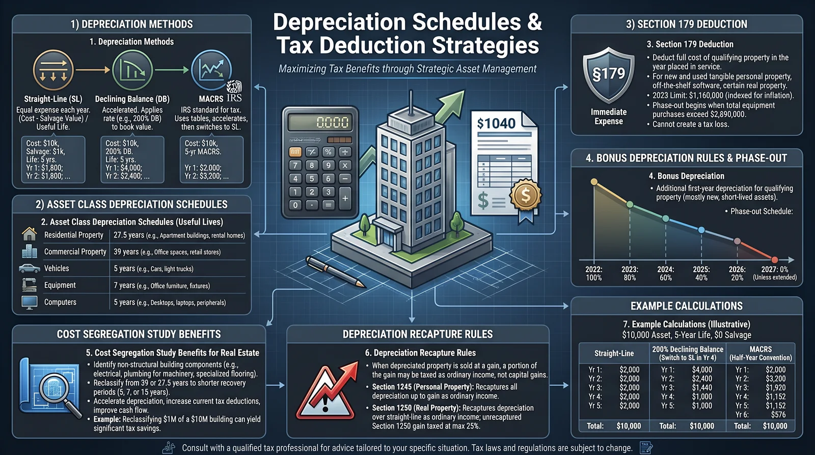 Depreciation Schedules & Tax Deduction Strategies