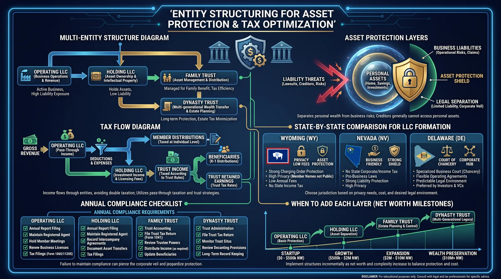 Entity Structuring for Asset Protection & Tax Optimization