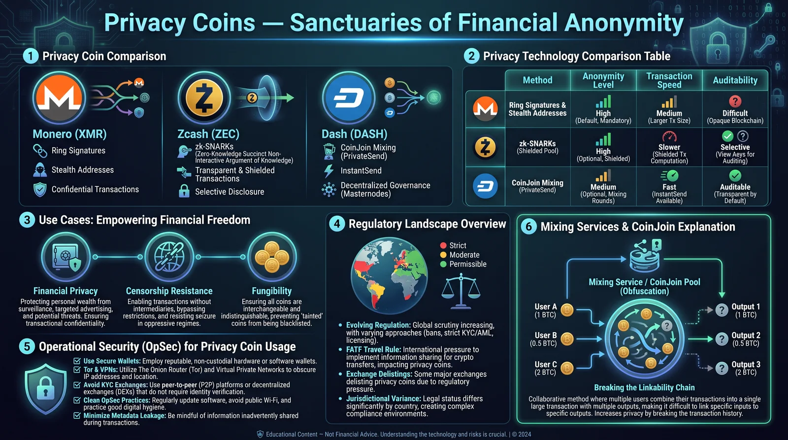 Privacy Coins — Sanctuaries of Financial Anonymity