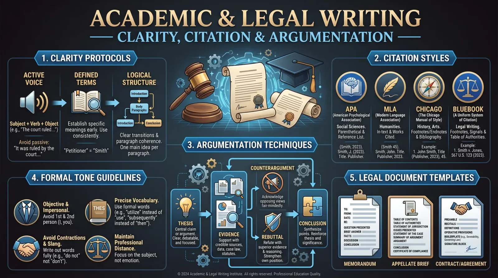 Academic & Legal Writing Techniques