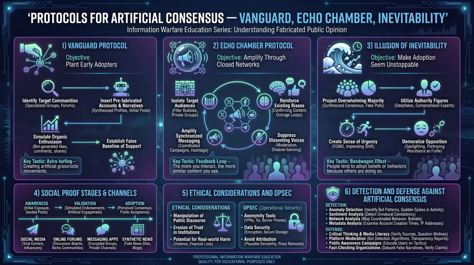 Artificial Consensus Protocols