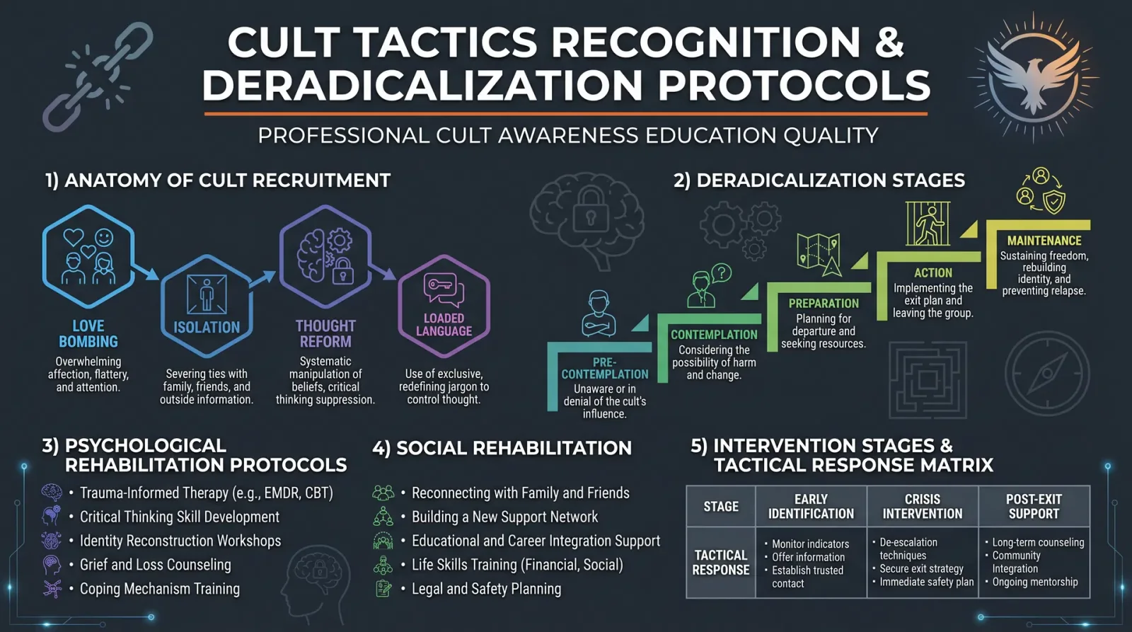 Cult Tactics Recognition & Deradicalization