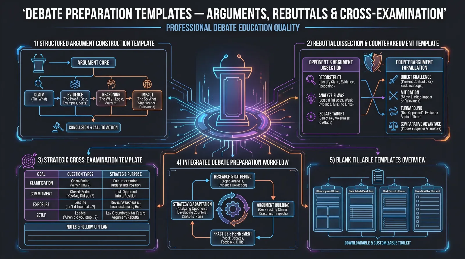 Debate Preparation Templates