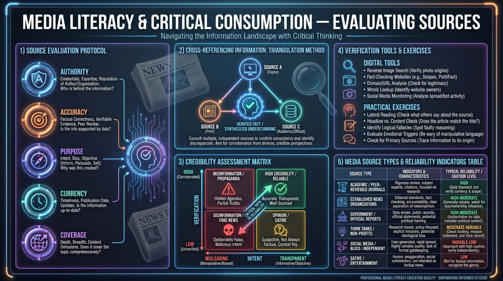 Media Literacy & Critical Consumption