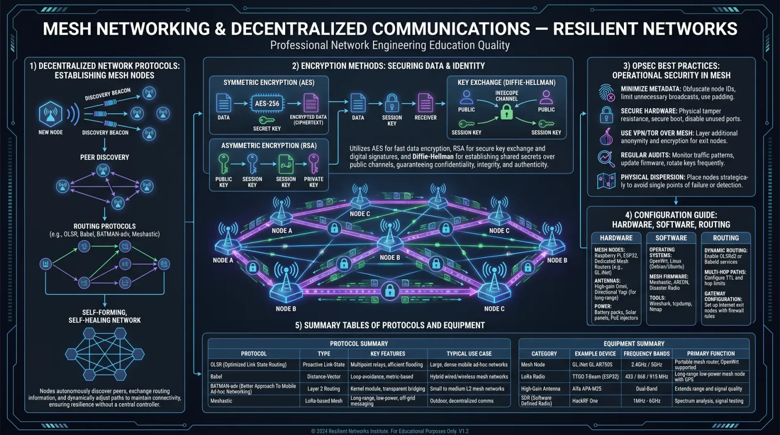 Mesh Networking & Decentralized Communications