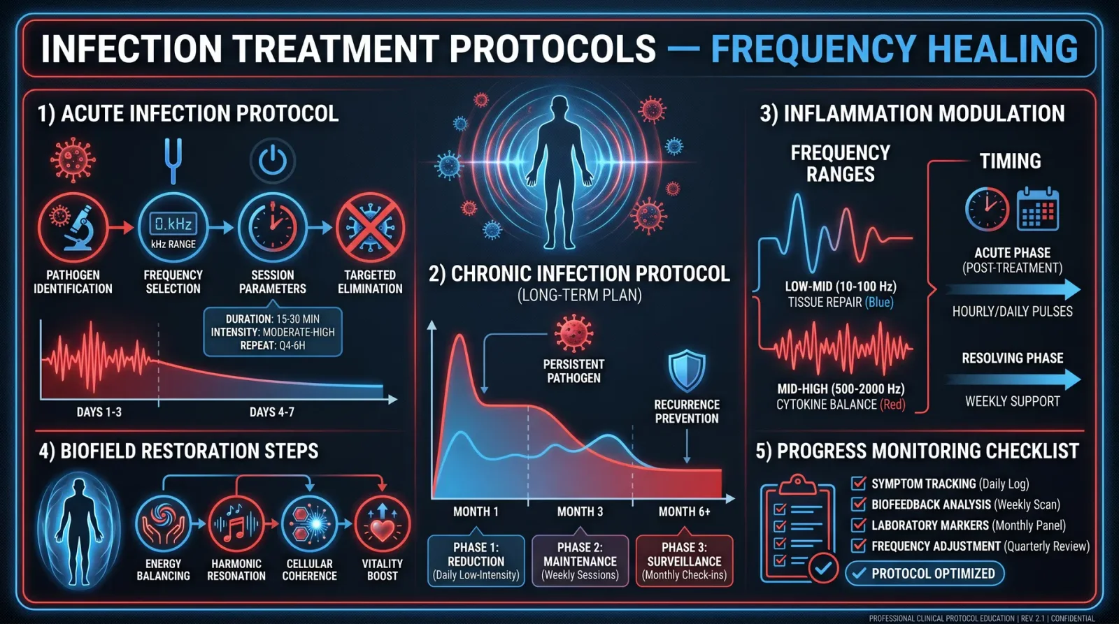 Infection Treatment Protocols — Frequency Healing
