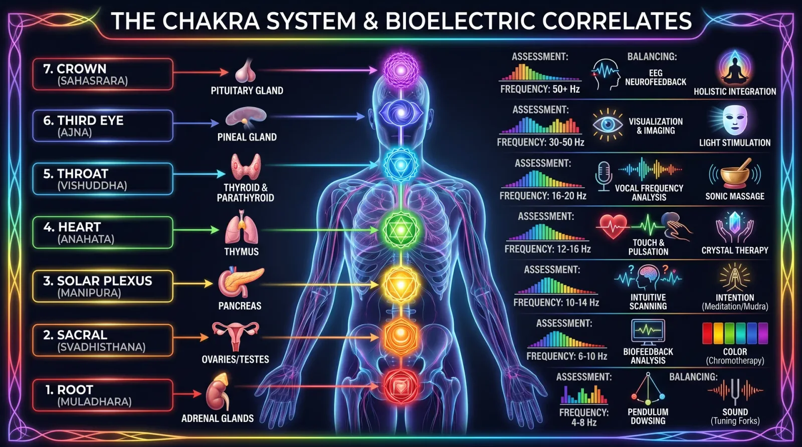 The Chakra System & Bioelectric Correlates