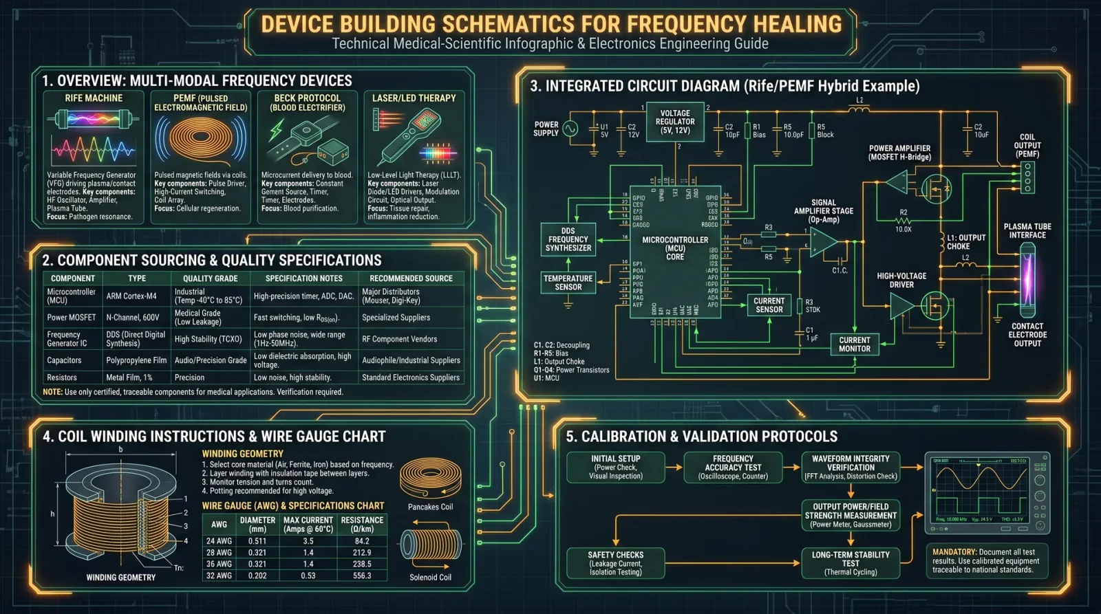 Device Building Schematics — Complete Reference