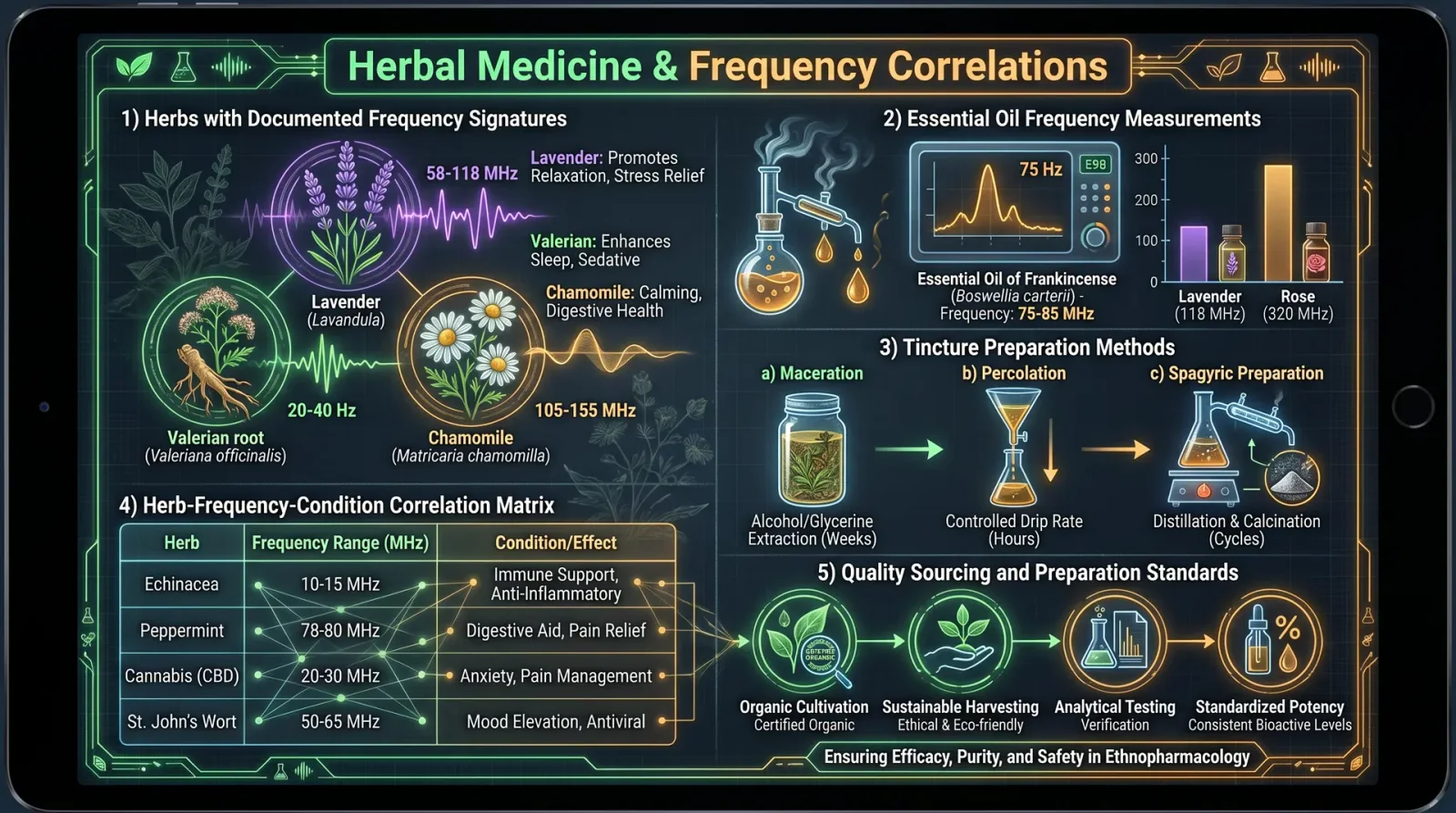 Herbal Medicine & Frequency Correlations
