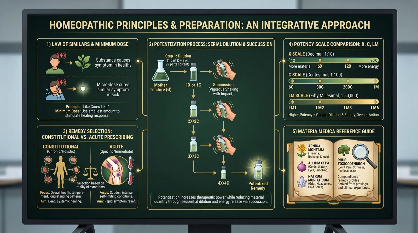 Homeopathic Principles & Preparation