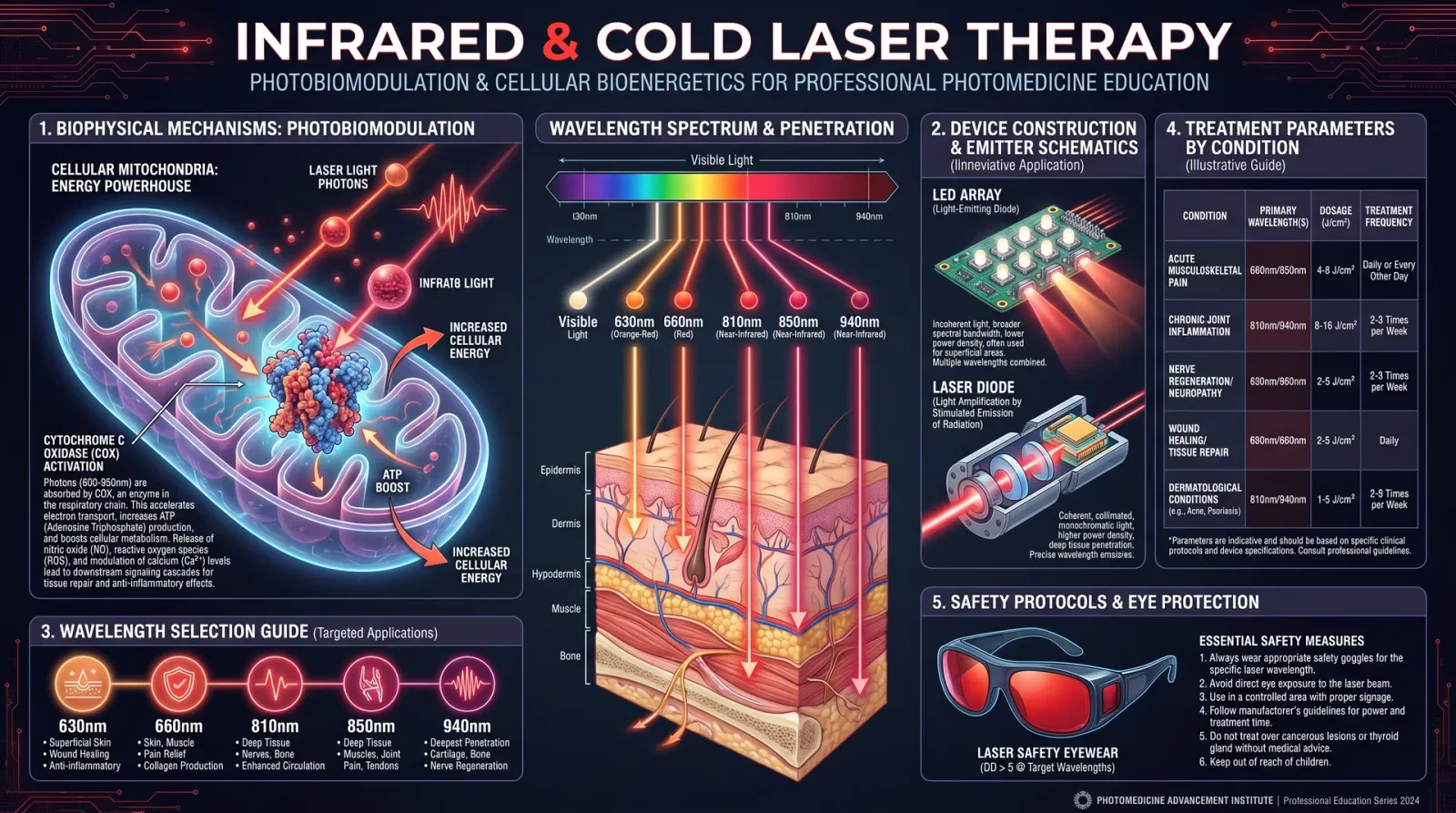 Infrared & Cold Laser Therapy — Photobiomodulation