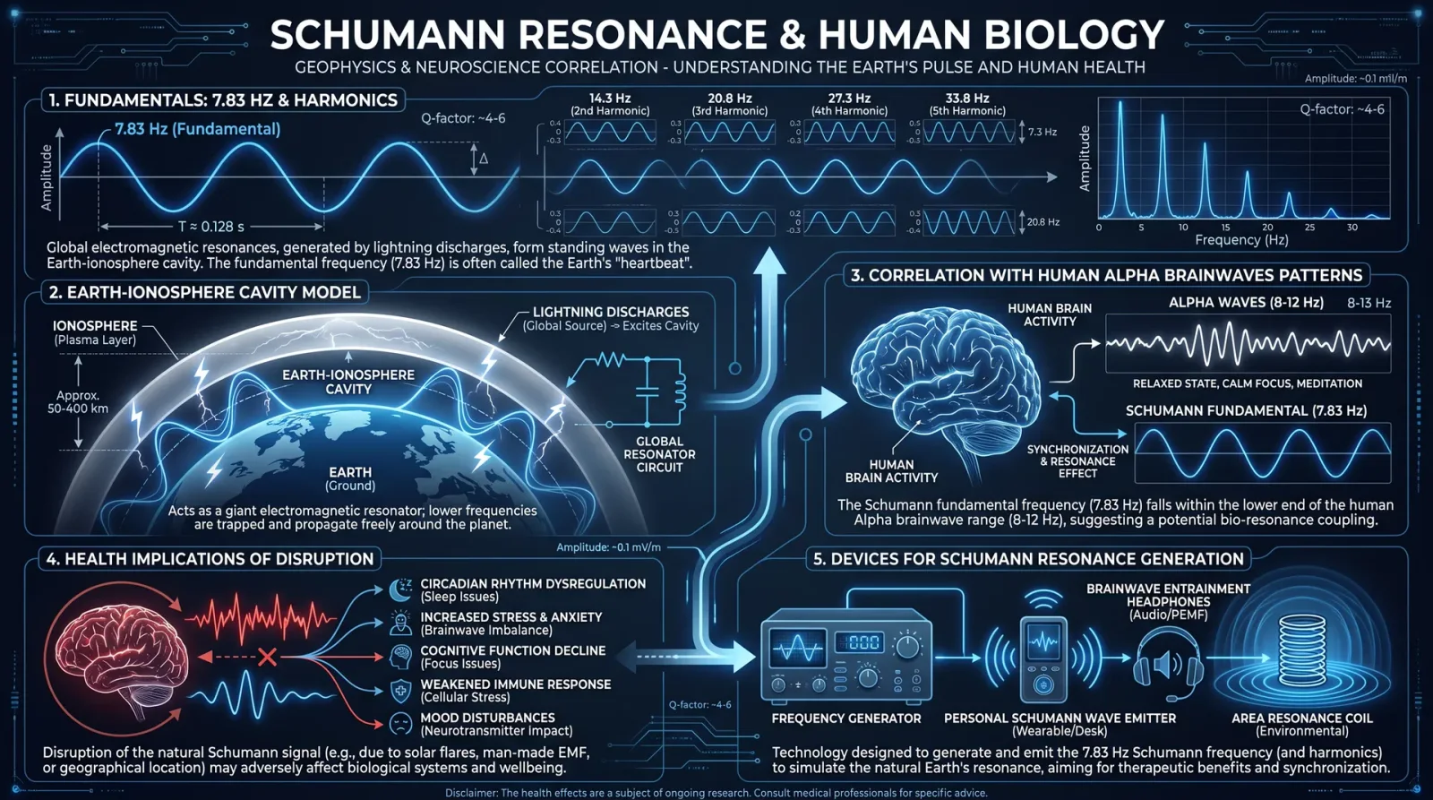 Schumann Resonance & Human Biology