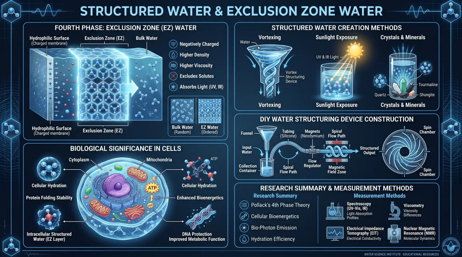 Structured Water & Exclusion Zone Water