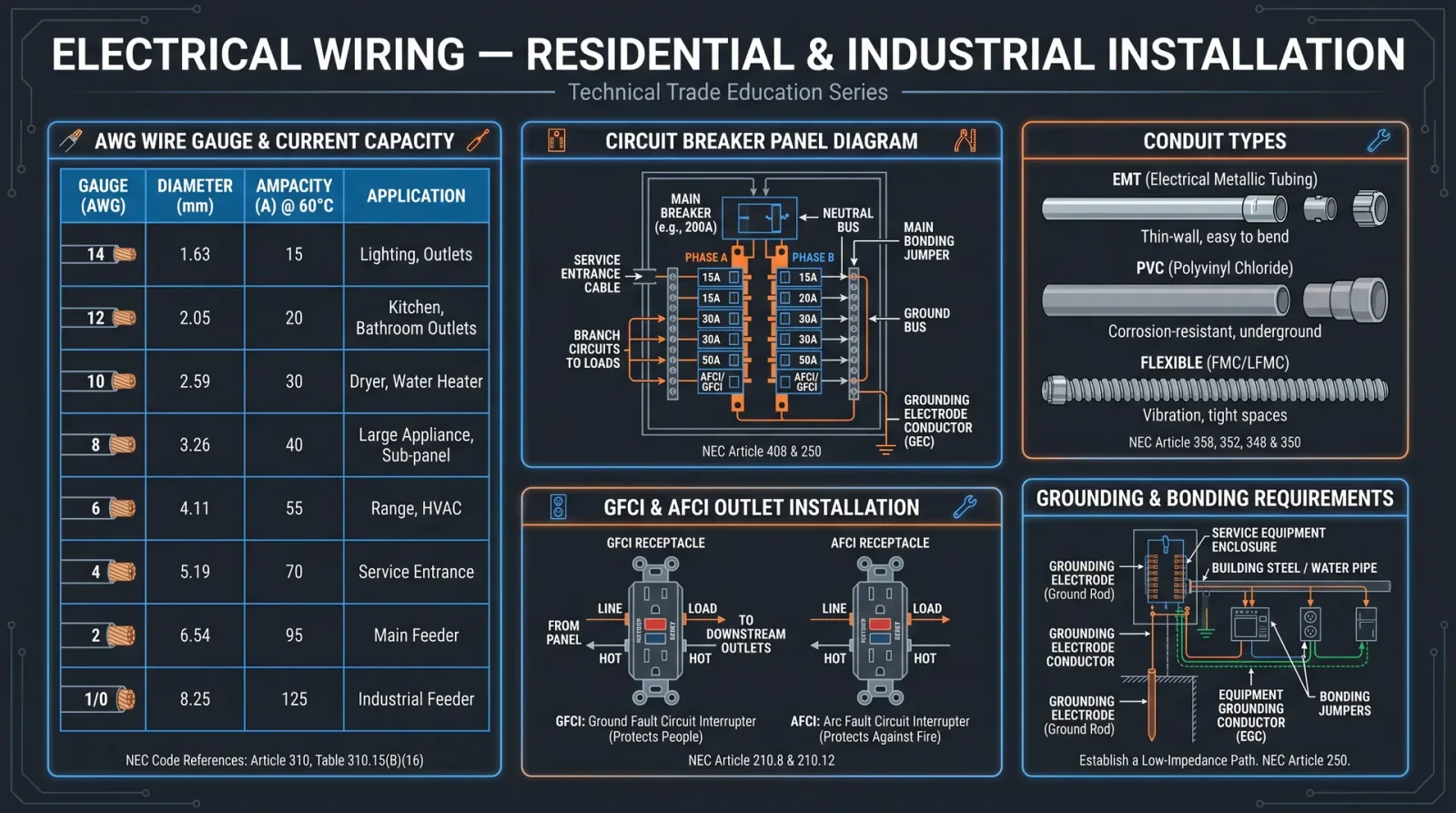 Electrical Wiring — Residential & Industrial Installation