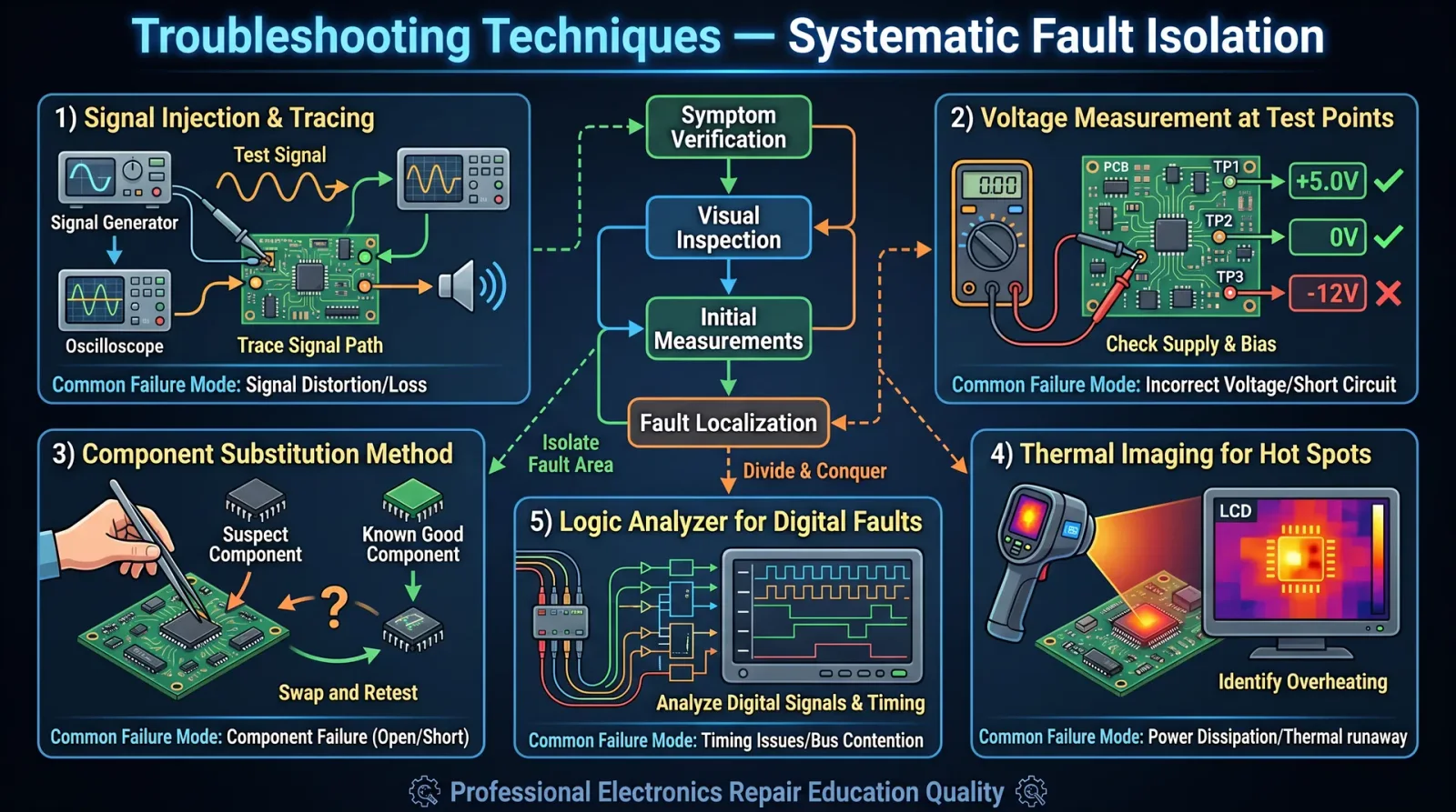Troubleshooting Techniques — Systematic Fault Isolation