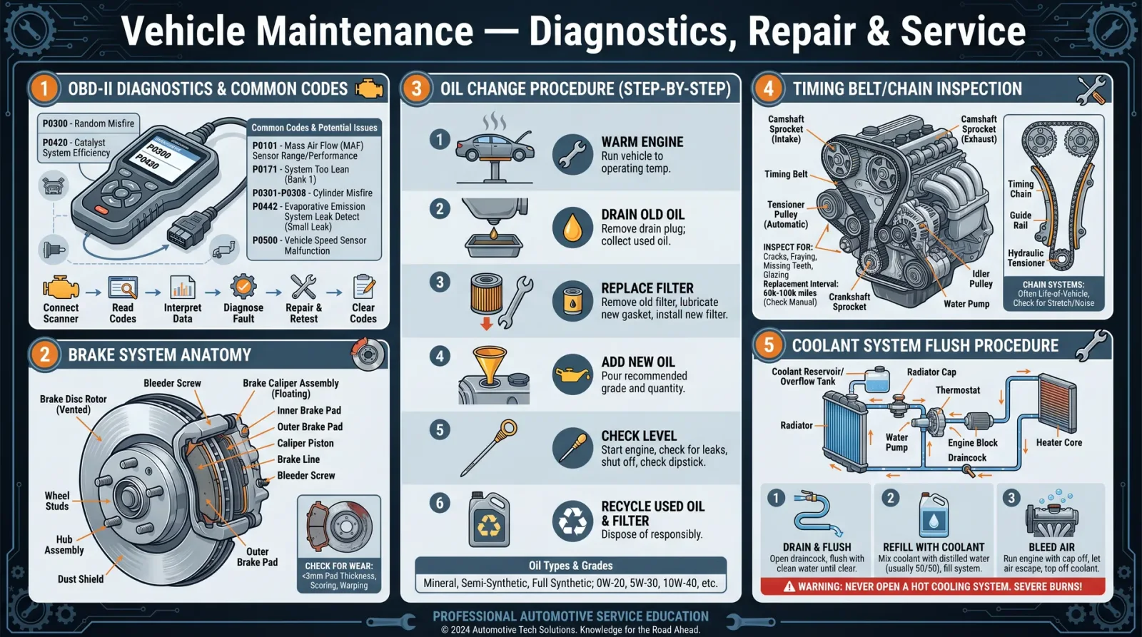 Vehicle Maintenance — Diagnostics, Repair & Service