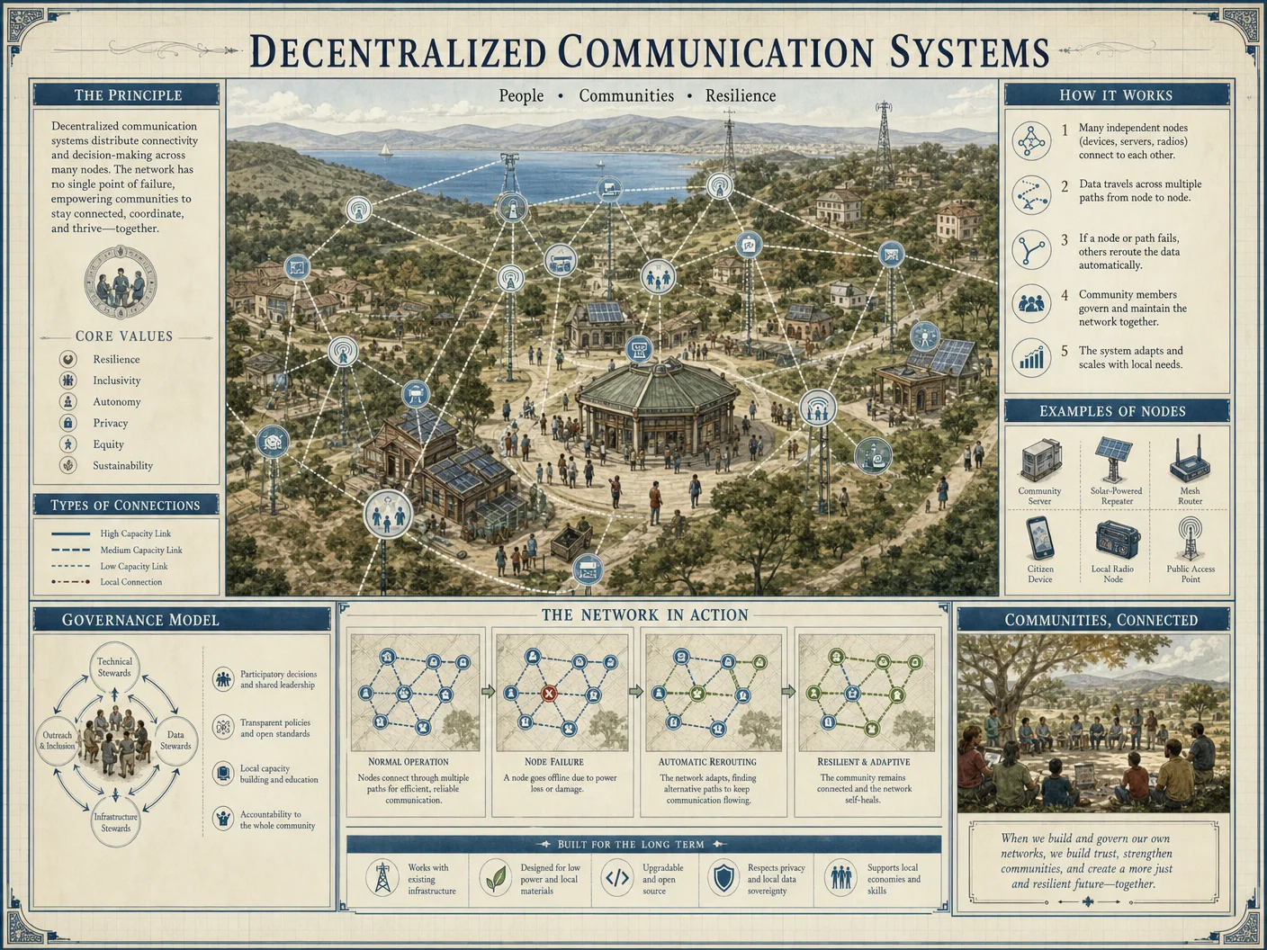 Decentralized Communication Systems