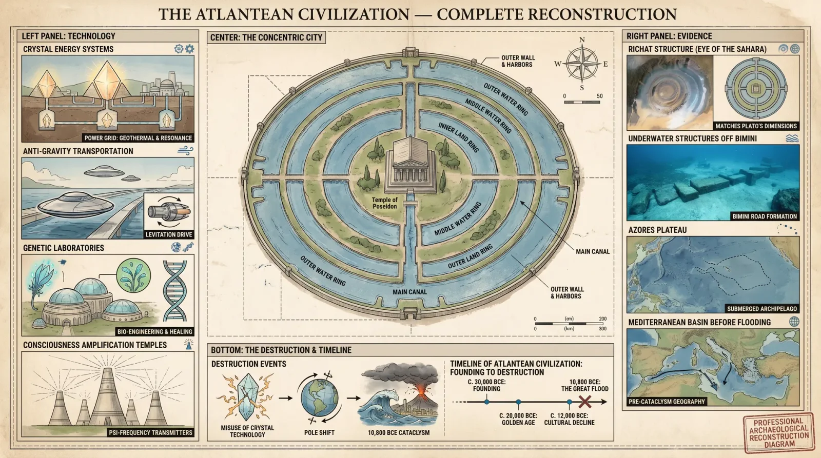 Atlantean Civilization Reconstruction