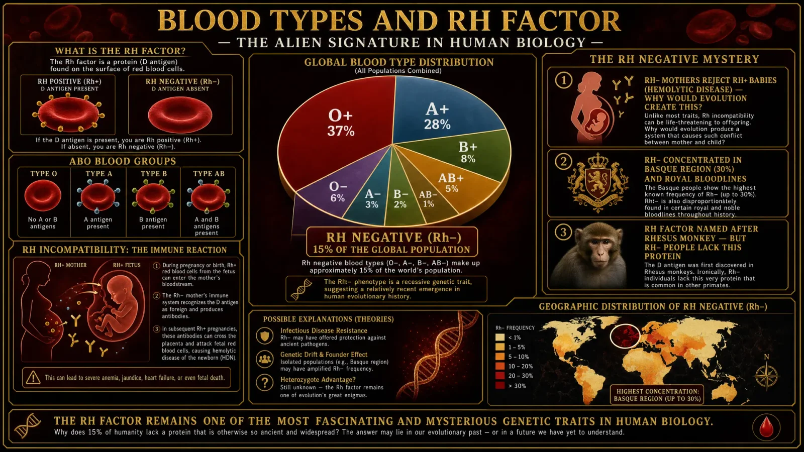 Blood Types and Rh Factor Mystery