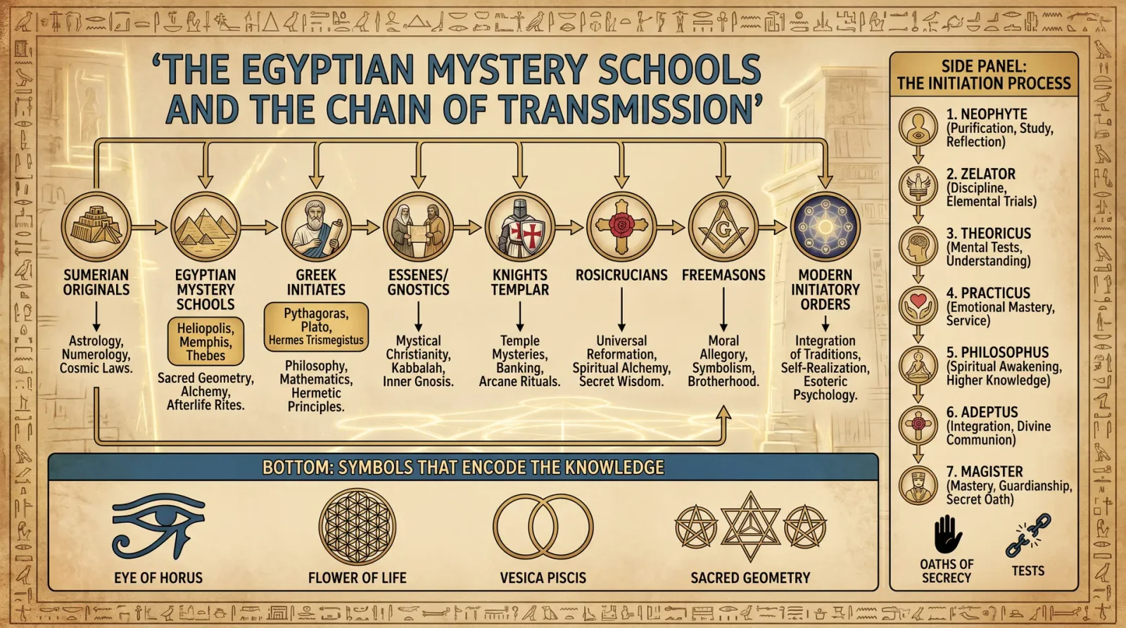 Egyptian Mystery Schools — Chain of Transmission