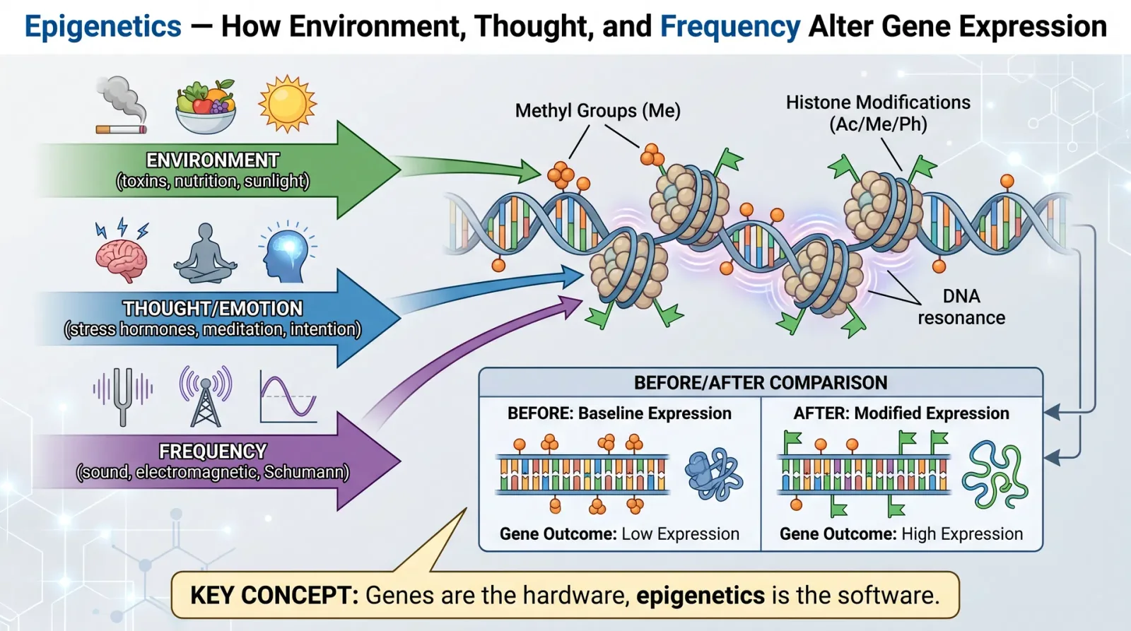 Epigenetics — How Trauma Locks DNA