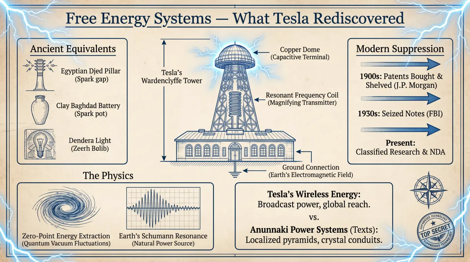 Free Energy Systems — Tesla and Ancient Tech