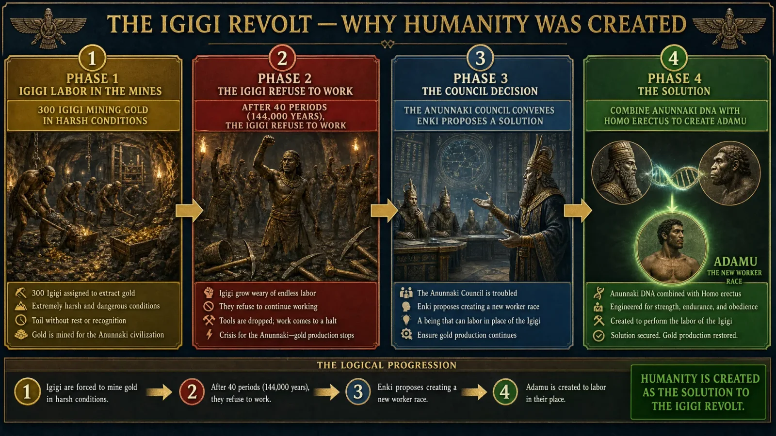 The Igigi Revolt — Why Humanity Was Created
