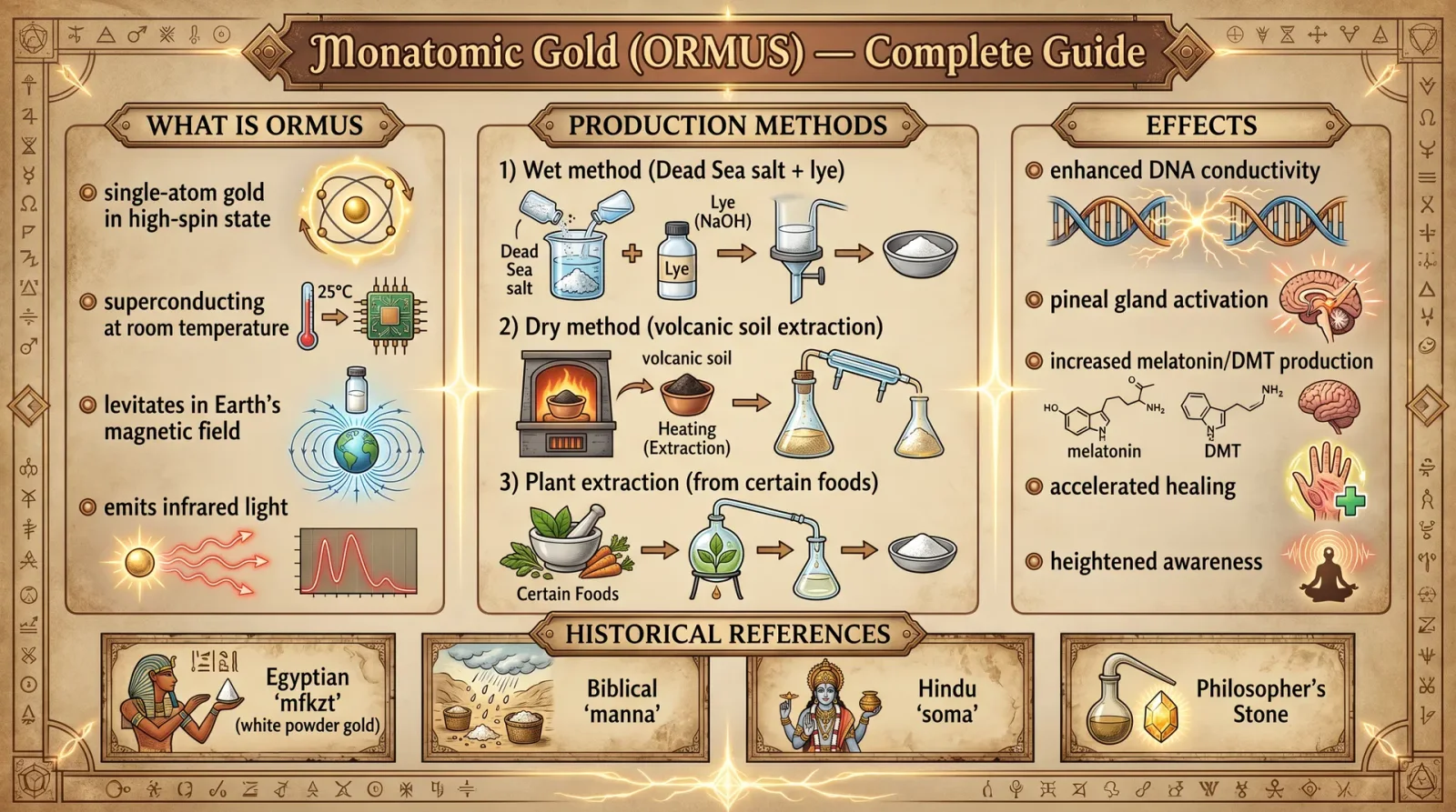 ORMUS and Monatomic Gold