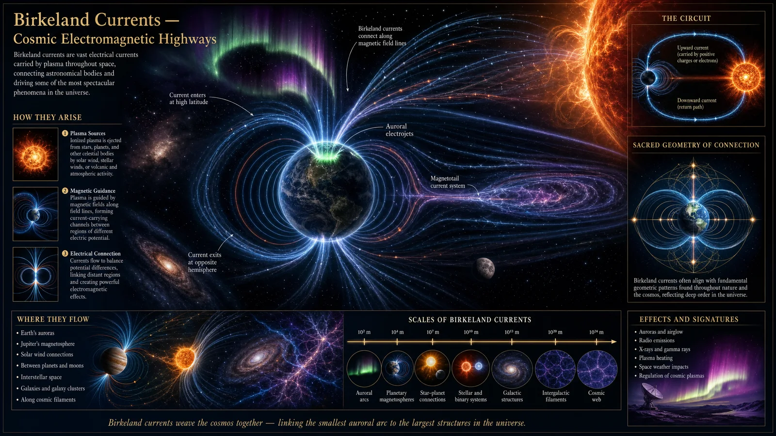 Birkeland Currents — Cosmic Electromagnetic Highways