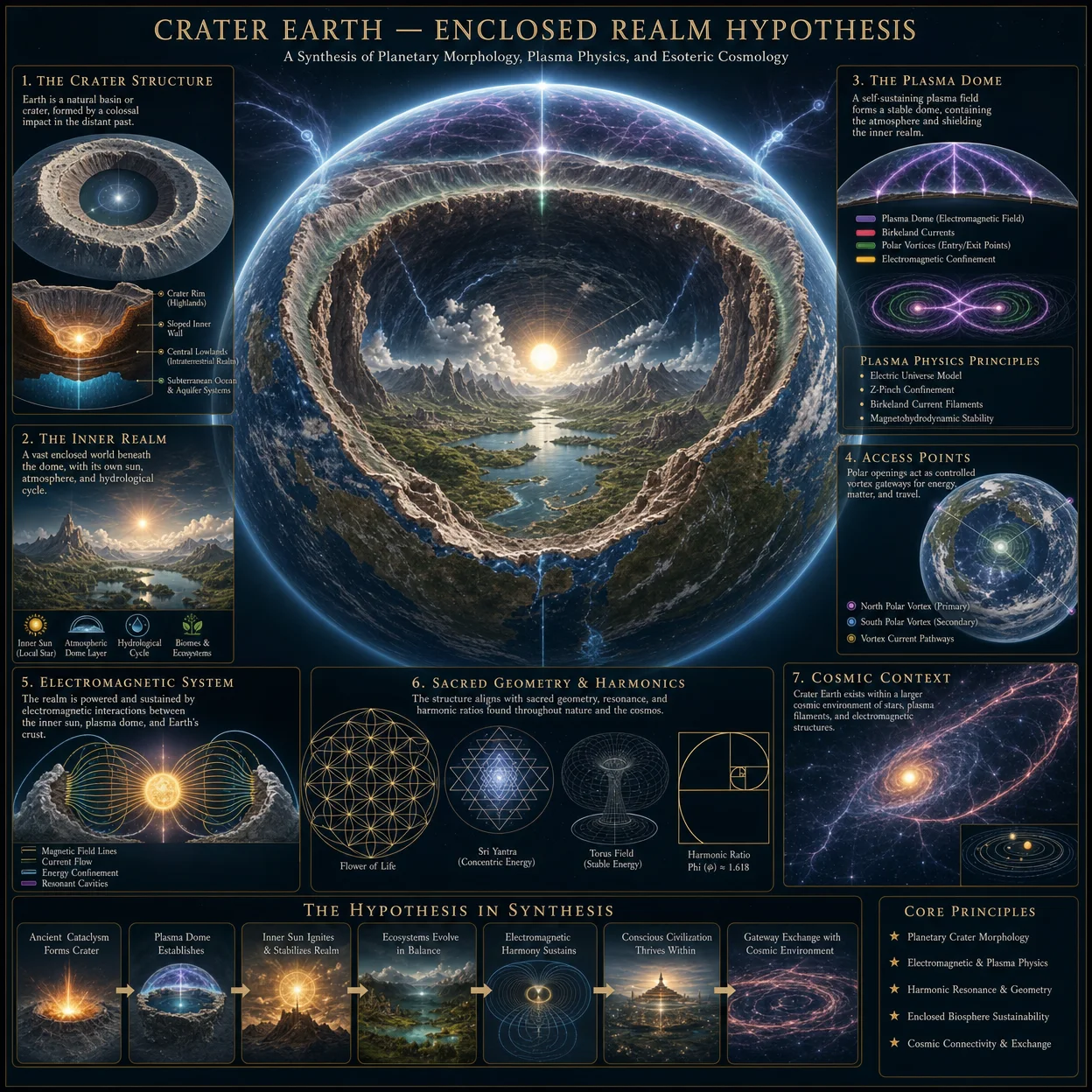 Crater Earth — Enclosed Realm Hypothesis