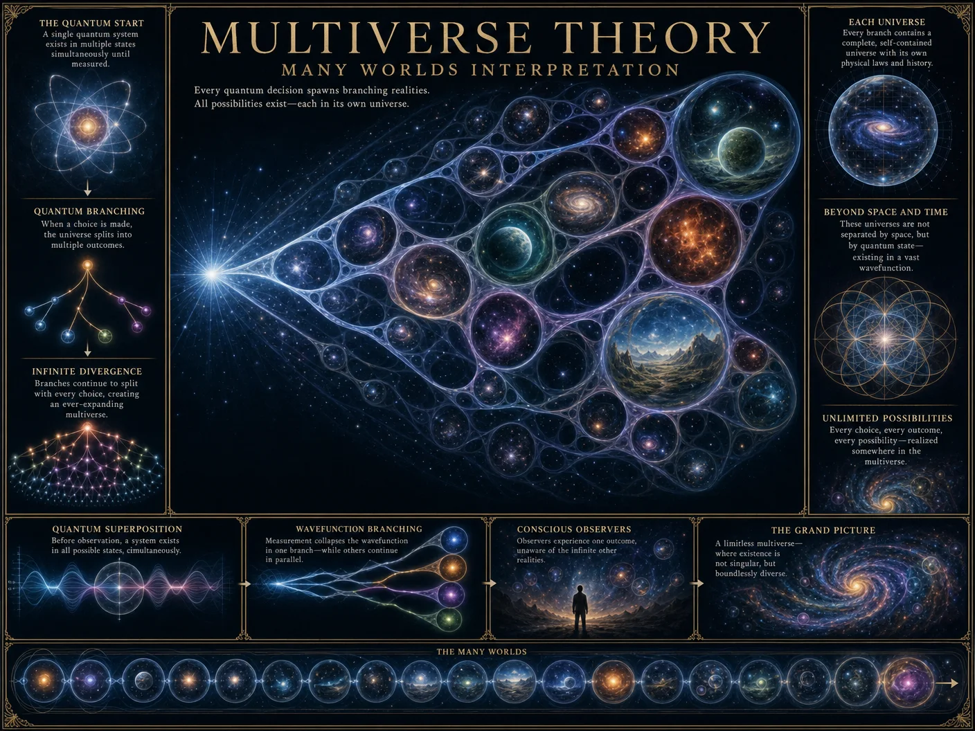 Multiverse Theory — Many Worlds Interpretation