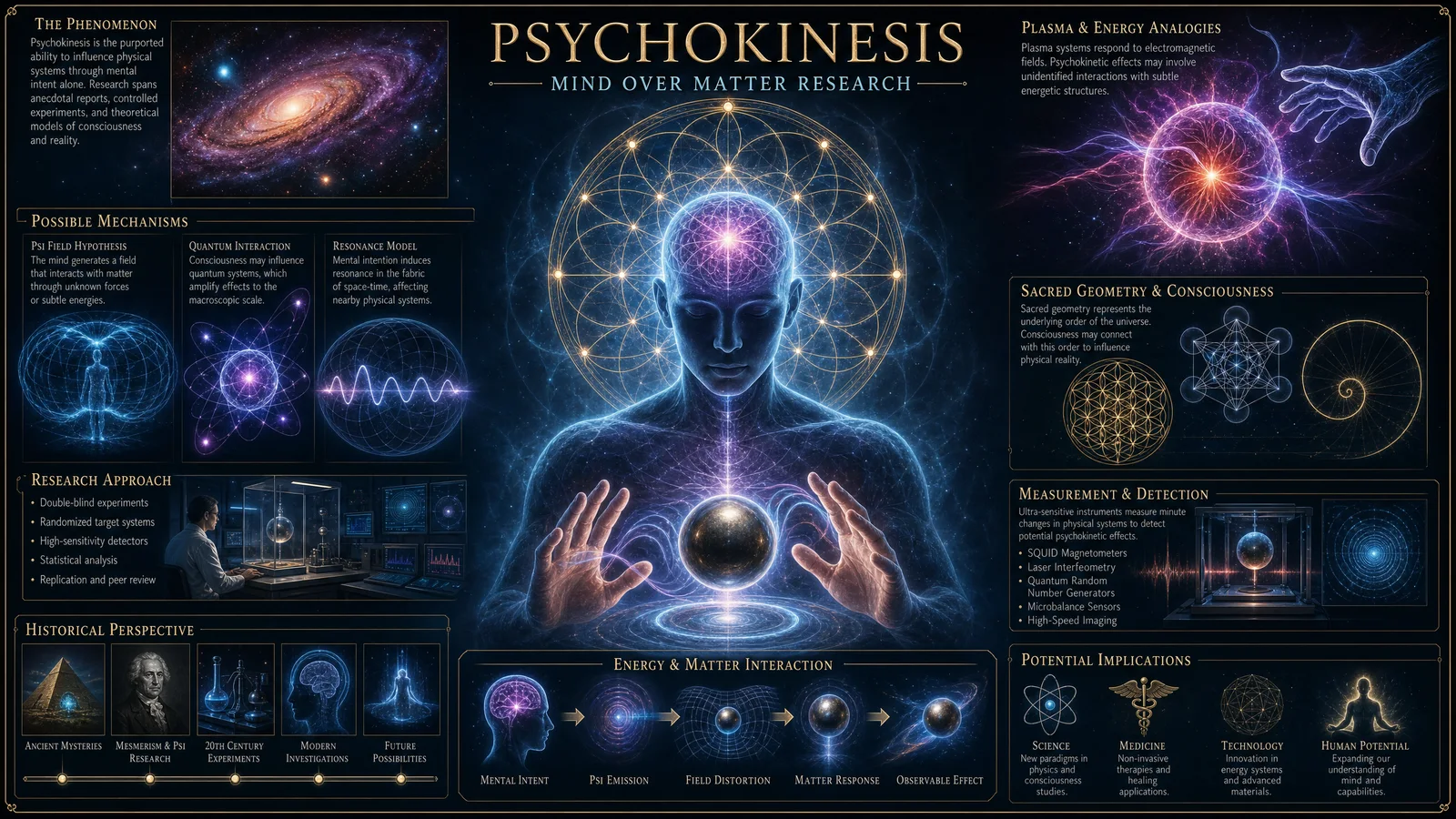 Psychokinesis — Mind Over Matter Research