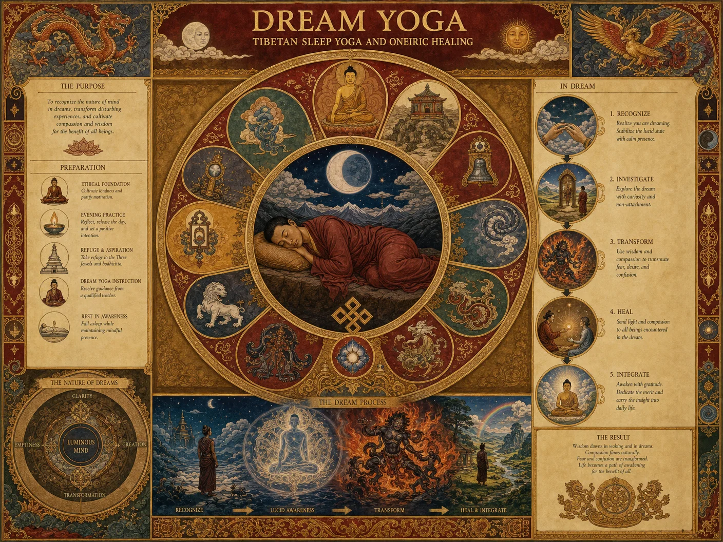 Dream Yoga — Tibetan Sleep Yoga and Oneiric Healing