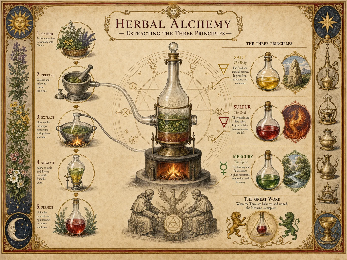 Herbal Alchemy — Extracting the Three Principles