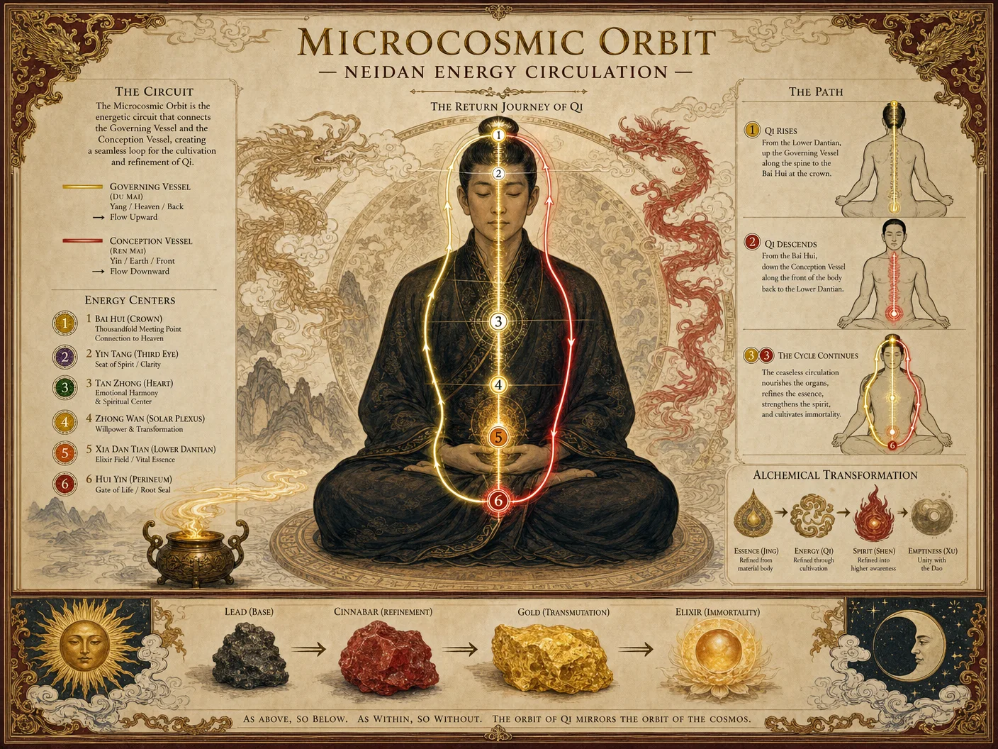 Microcosmic Orbit — Neidan Energy Circulation