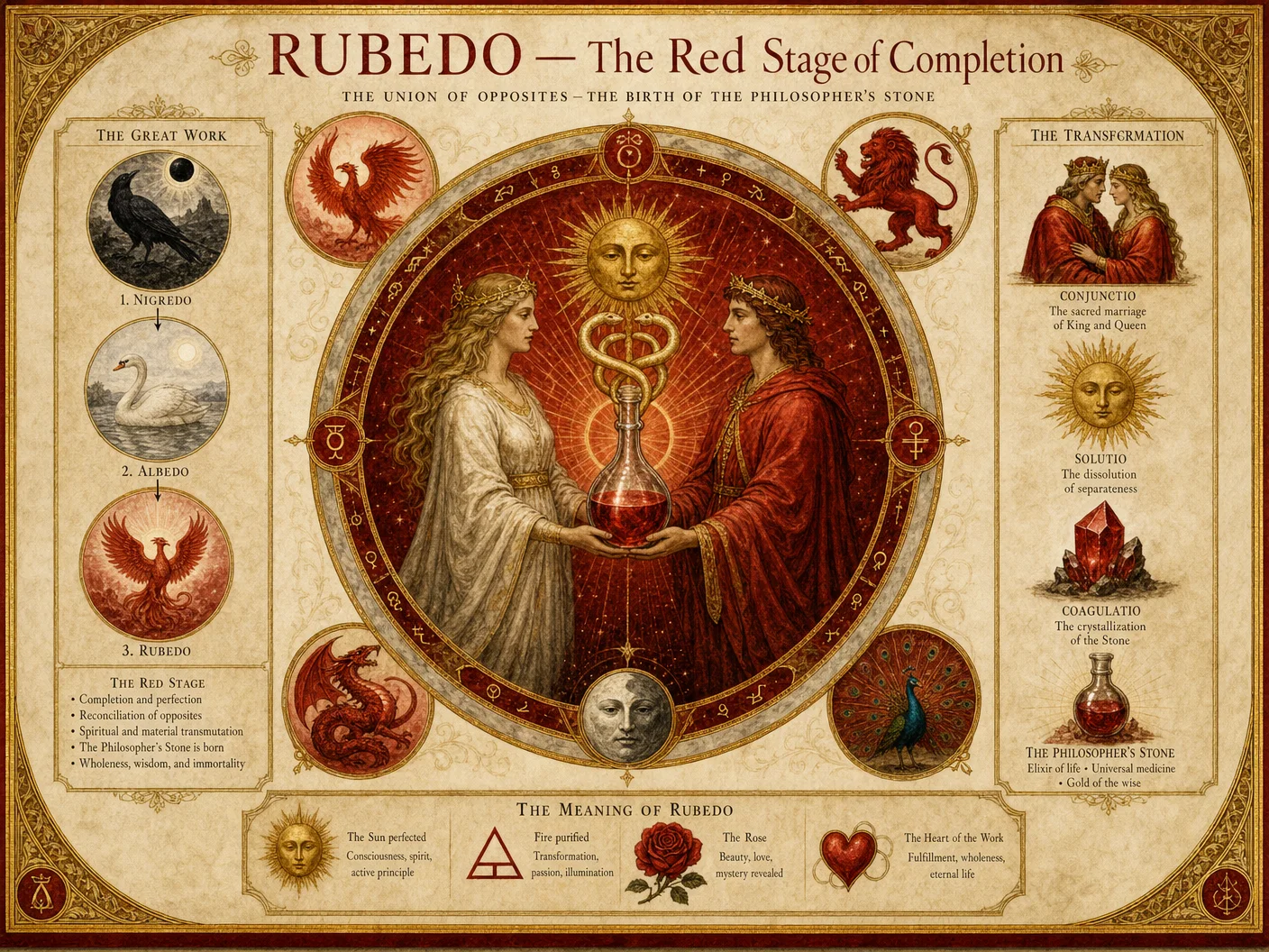 Rubedo — The Red Stage of Completion