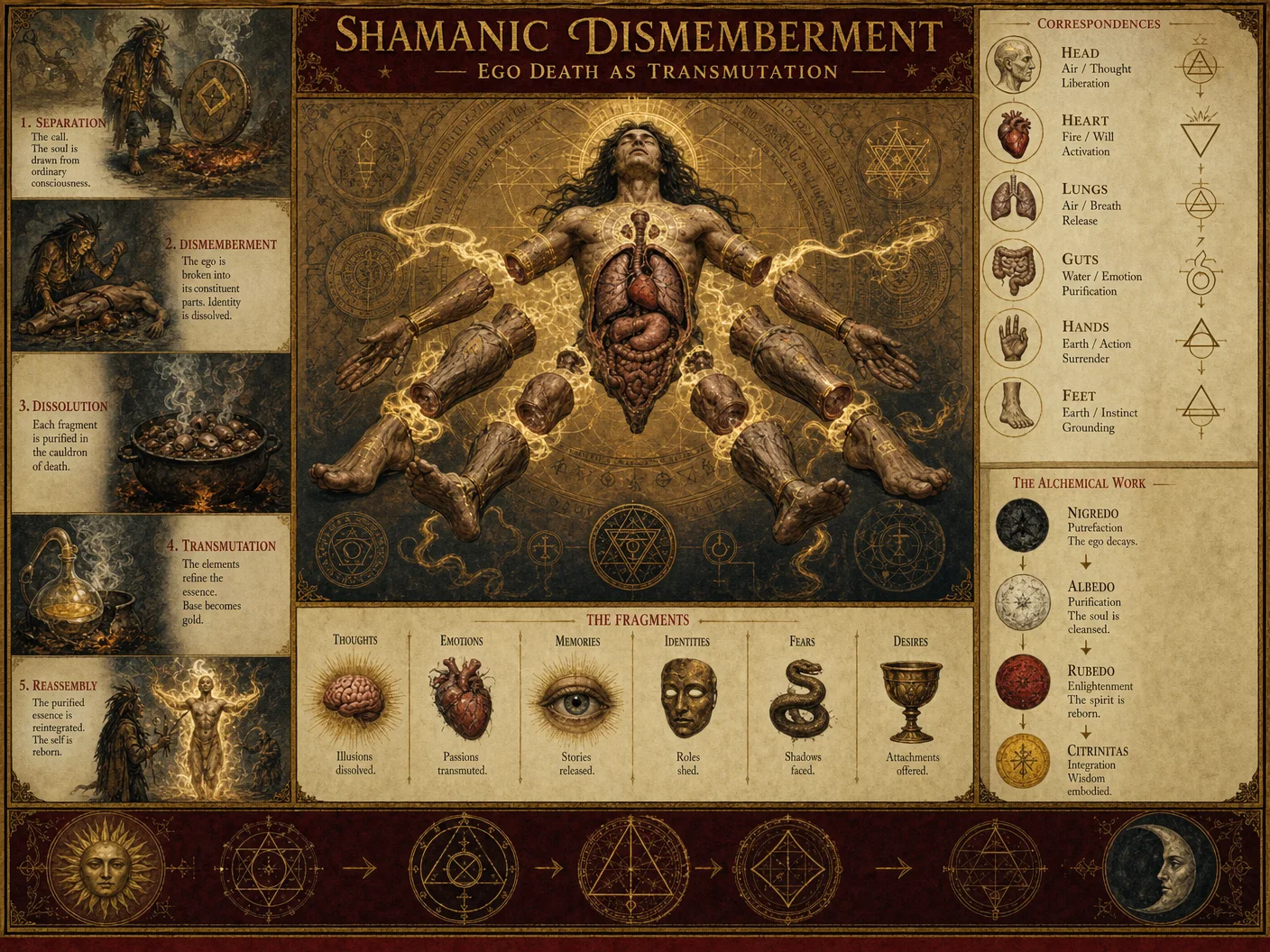Shamanic Dismemberment — Ego Death as Transmutation
