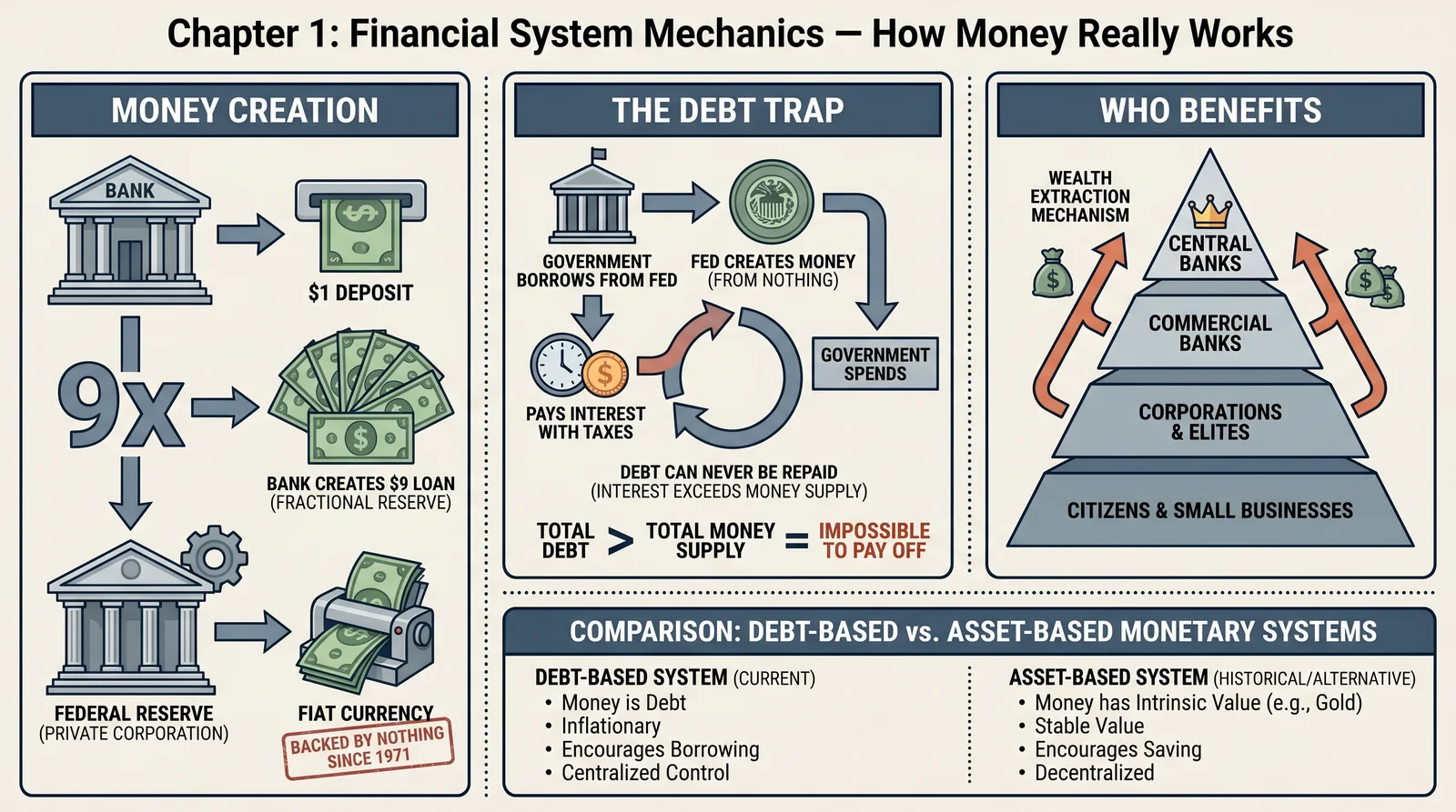 Chapter 1: Financial System Mechanics — How Money Really Works