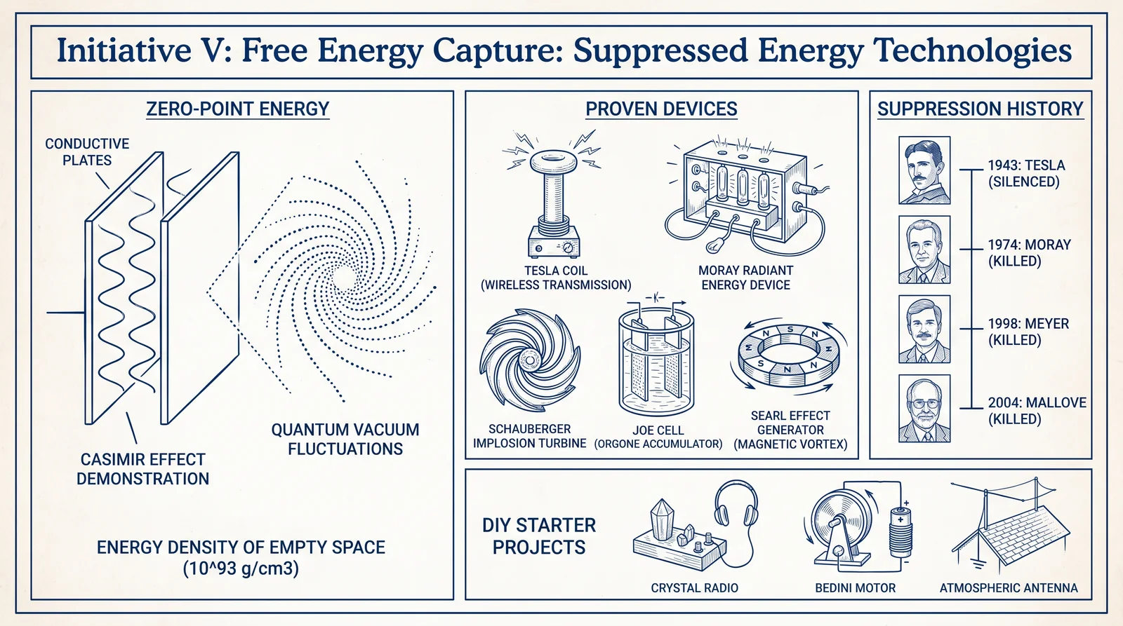 Initiative V: Free Energy Capture