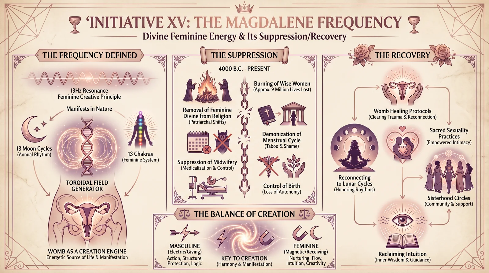 Initiative XV: The Magdalene Frequency